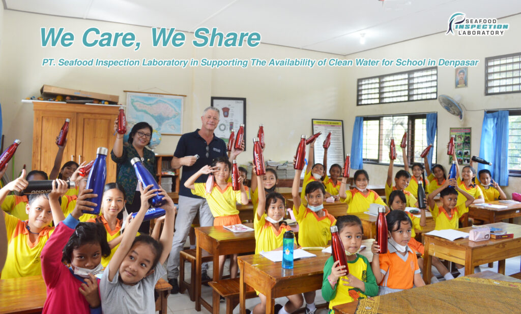 PT. Seafood Inspection Laboratory is Supporting Clean Water for Schools in Denpasar