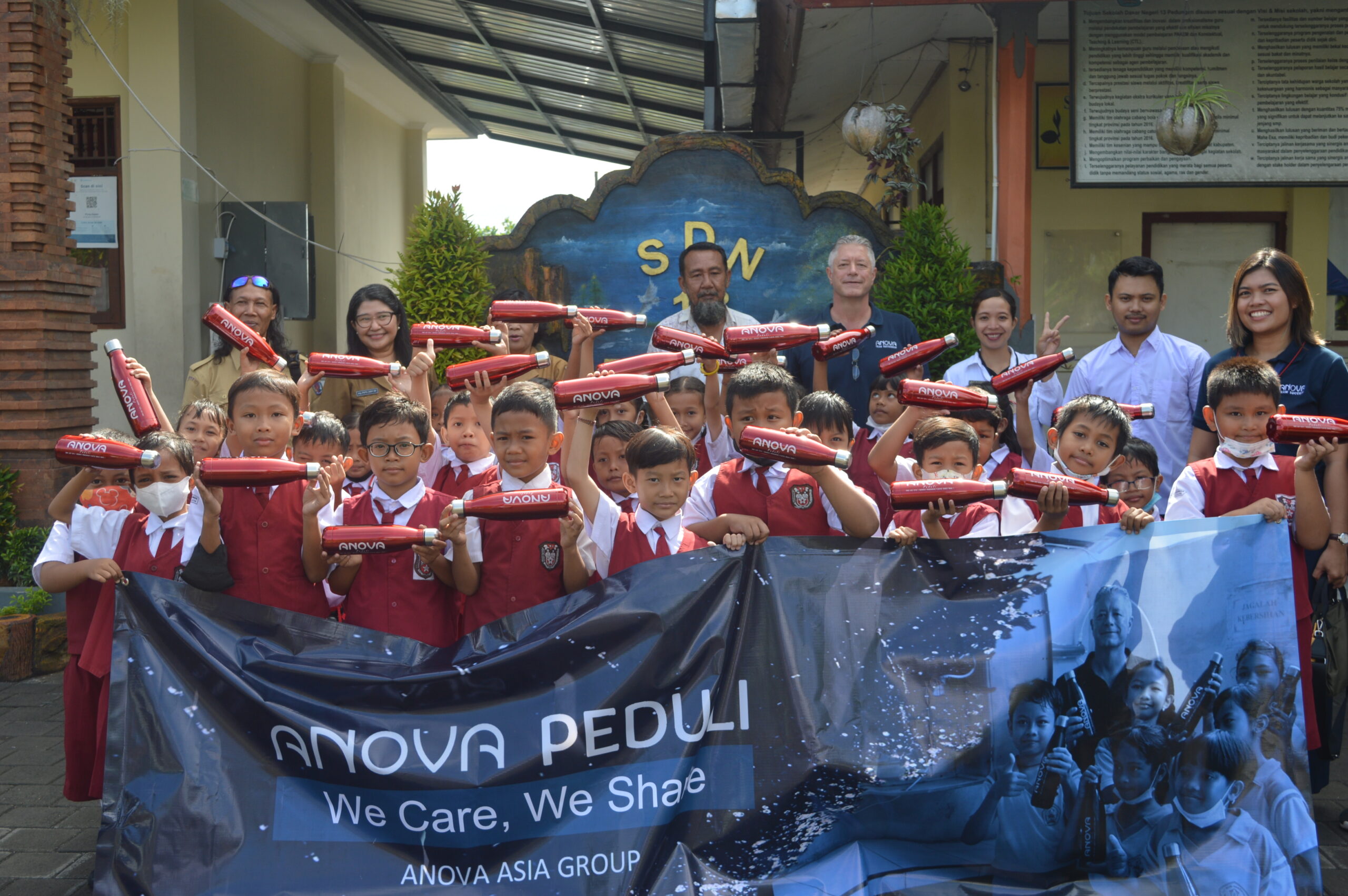 We Care, We Share PT. Seafood Inspection Laboratory at SDN 13 Pedungan